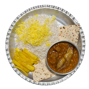 چلو خورش قیمه